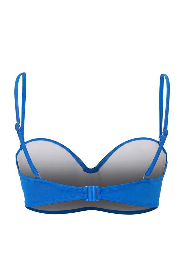 Saks Balconette Drapeli Kaplı Basic Bikini Üstü TBESS26BU00013 - 4