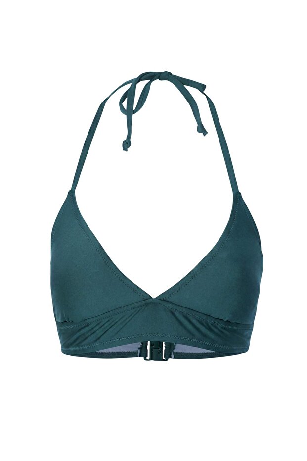 Yeşil Üçgen Kaplı Bikini Üstü TBESS26BU00022 - 4