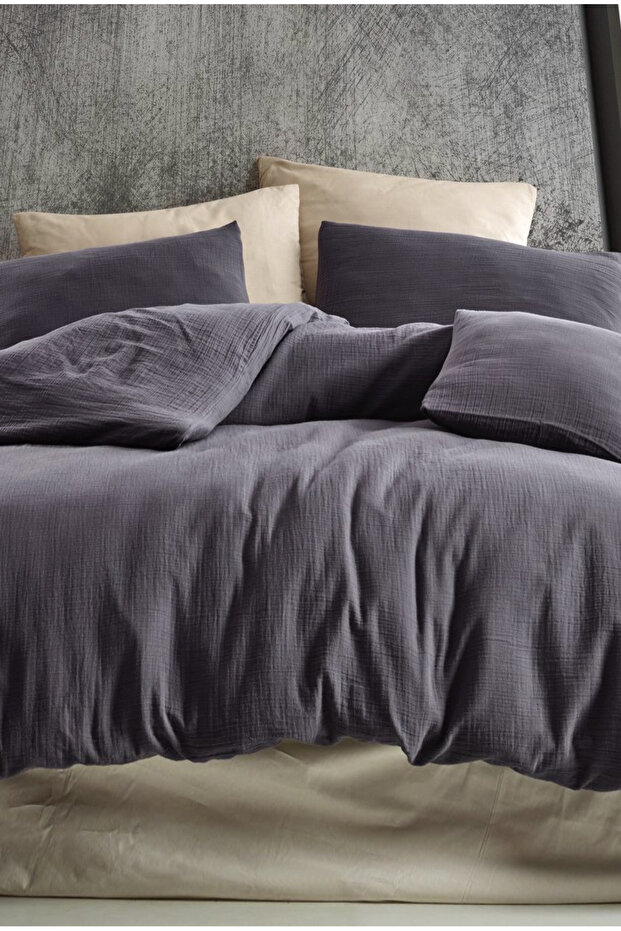 Muslin Single Duvet Cover Set 100% Cotton | Without Sheets