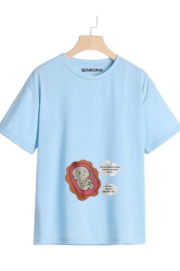 PRINTED PREGNANT TSHIRT