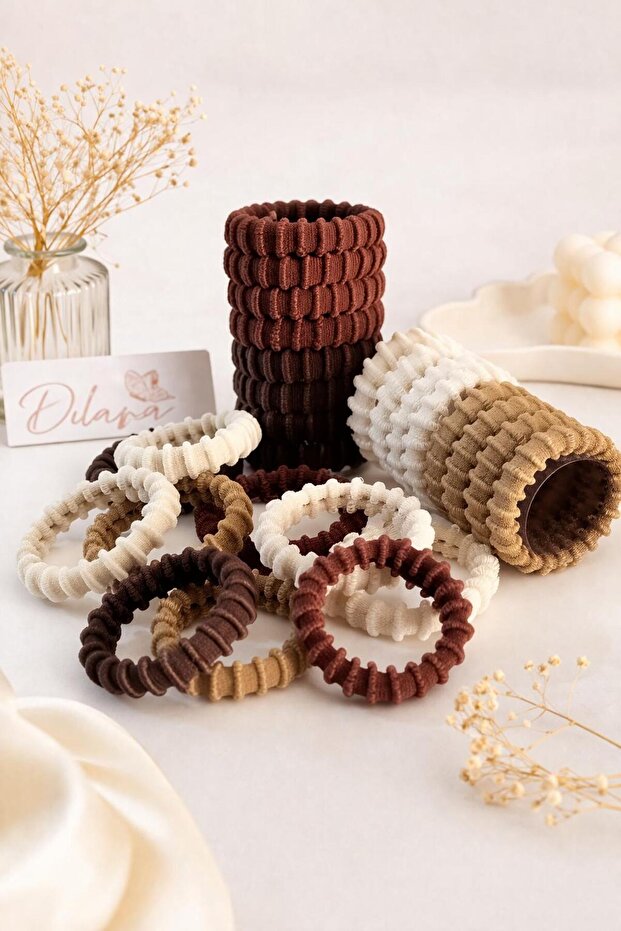 Women's Rubber Band Non-Slip 24 Pieces