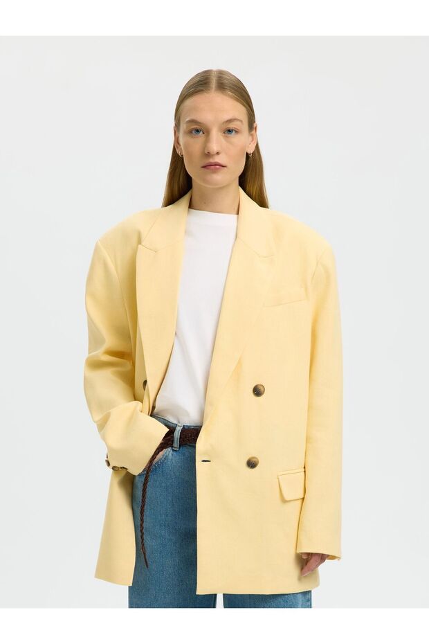 Blazer Leinenmix Oversized - 1