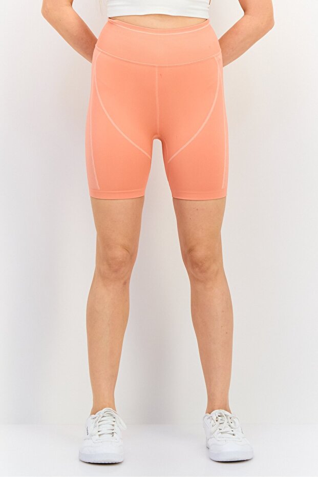 Women Sportswear Fit Training Shorts, Coral