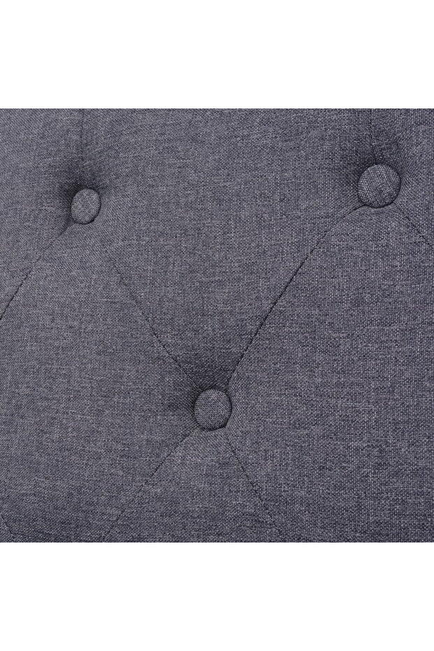 Fotoliu, gri, material textil - 6