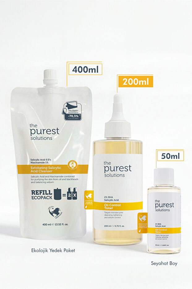 Yağlı Ve Karma Ciltler için ve Siyah Nokta Karşıtı Salisilik Asit Tonik 200 ml - 7