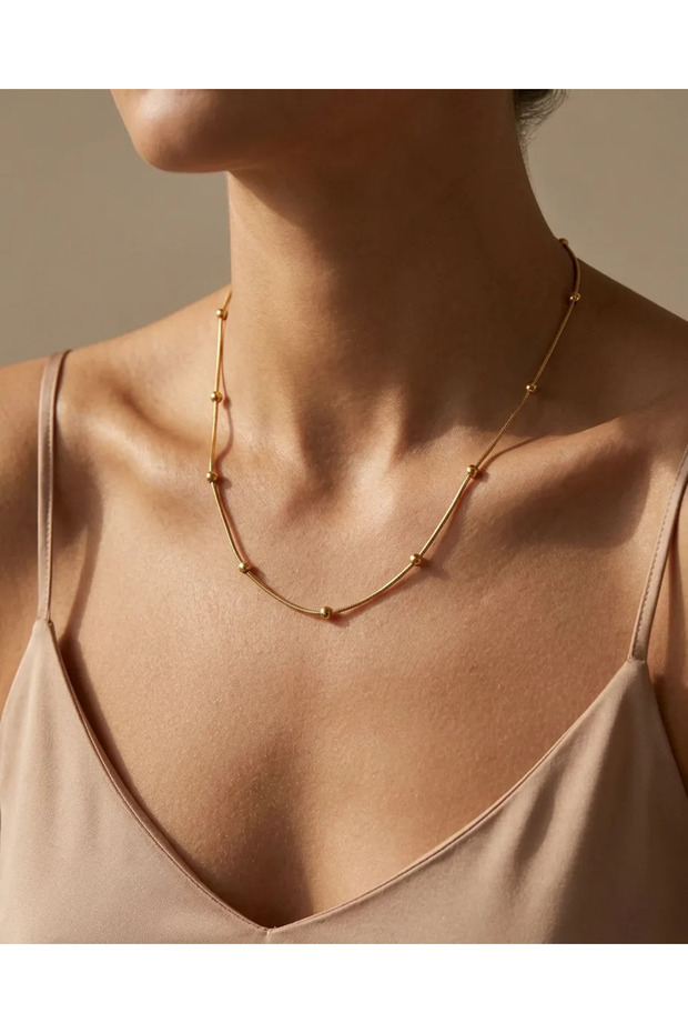 Non-Tarnish Steel Dorica Bulk Chain Necklace - Gift Boxed 45 cm