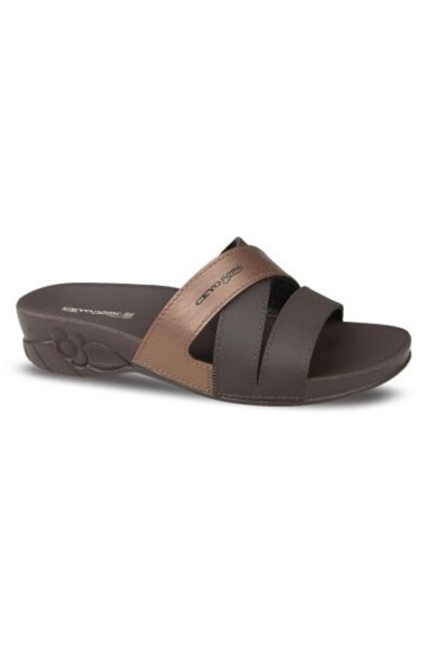 Flora 13N1 Brown Orthopedic Women's Slippers