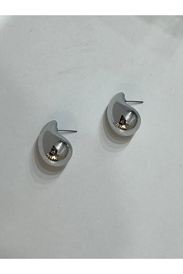 Silver Color Drop Earrings - 2