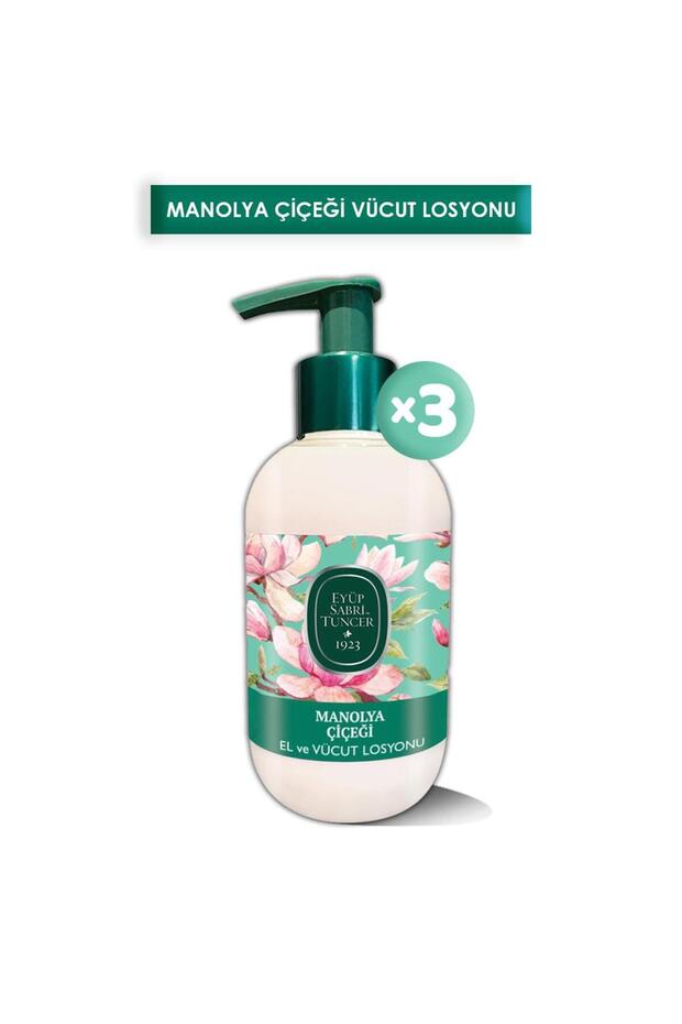 Magnolia Flower Hand and Body Lotion 280 ml X 3