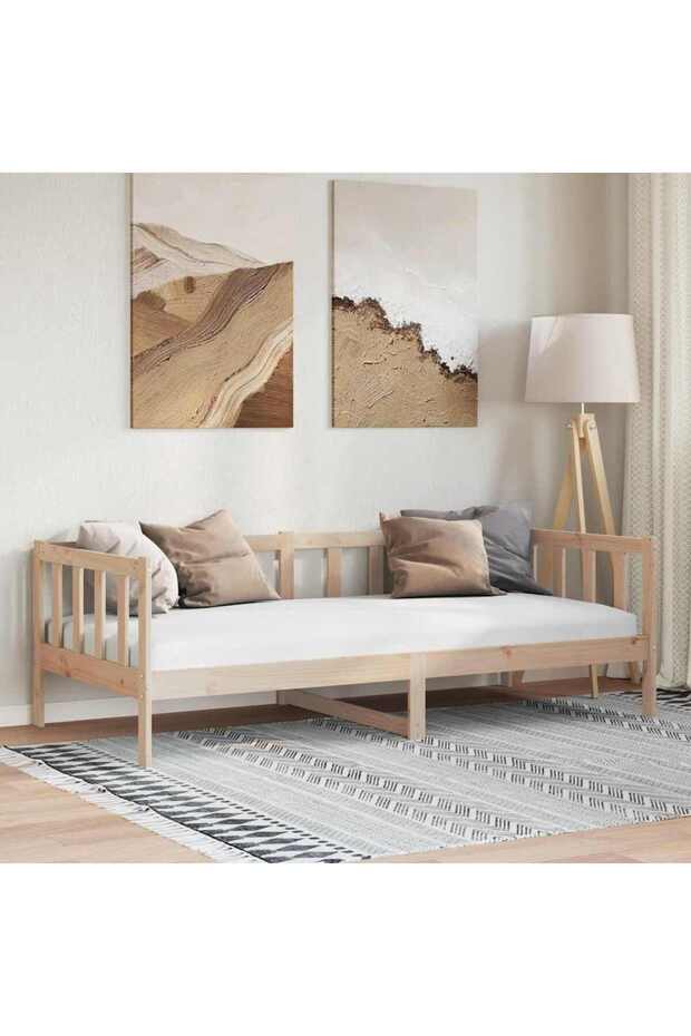 Day Bed without Mattress Solid Wood Pine 90x200cm