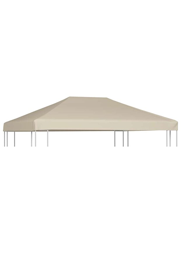 Gazebo Top Cover 310 g/m² 4x3 m Beige
