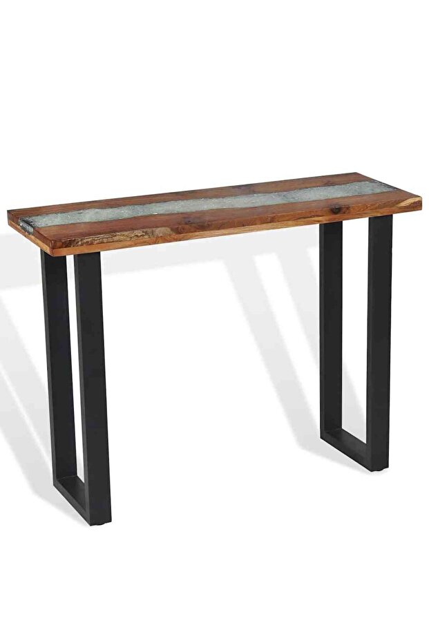 Console Table Teak 100x35x75 cm - 8