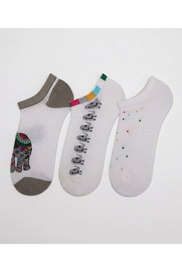 Ethnic Elephant Pattern 3-Piece Sneaker - 2
