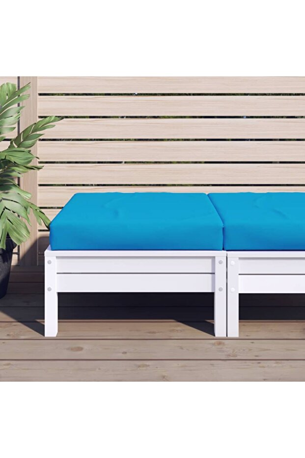 Pallet Cushion Light Blue Oxford Fabric