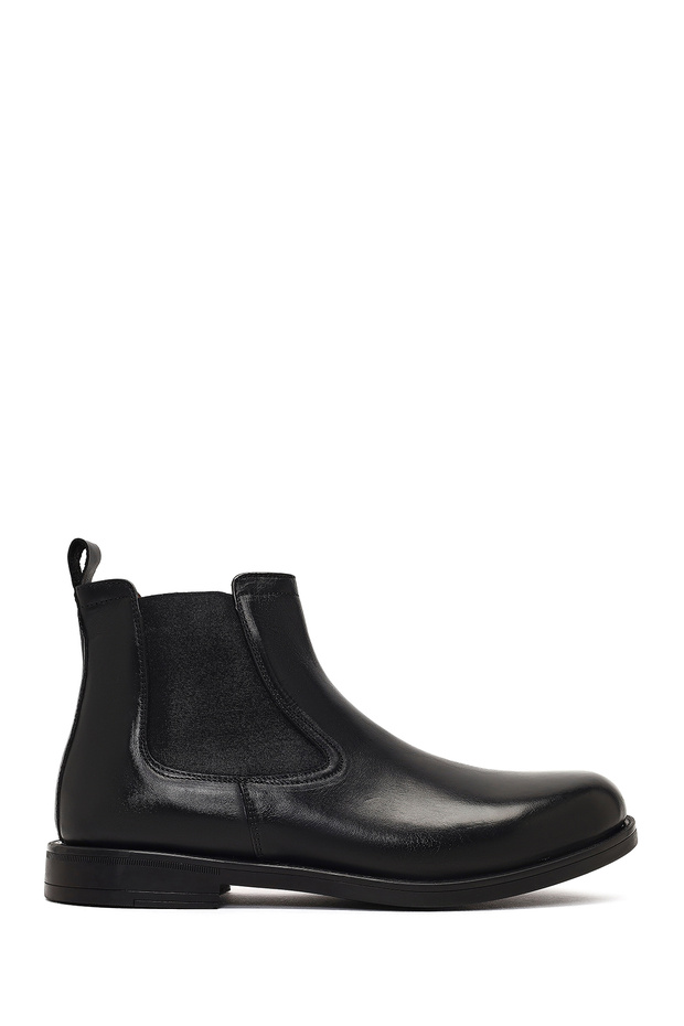 Men's Black Leather Chelsea Boots 25Wfd724218