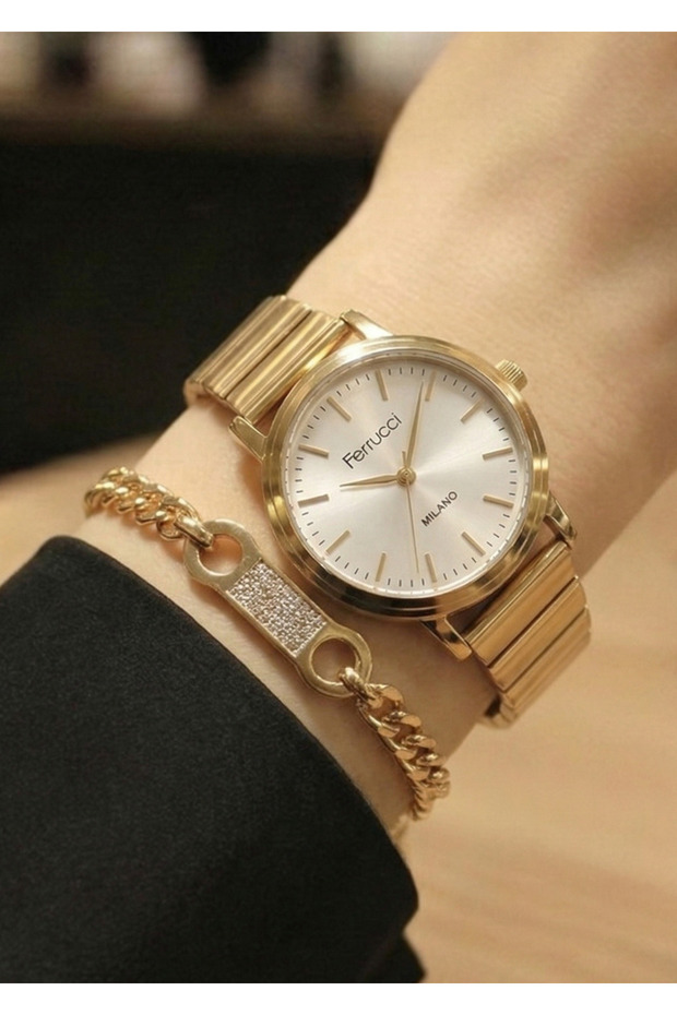 Women's Metal Strap Wristwatch