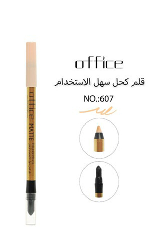 قلم تحديد العيون أسود سهل الاستخدام للمكتب