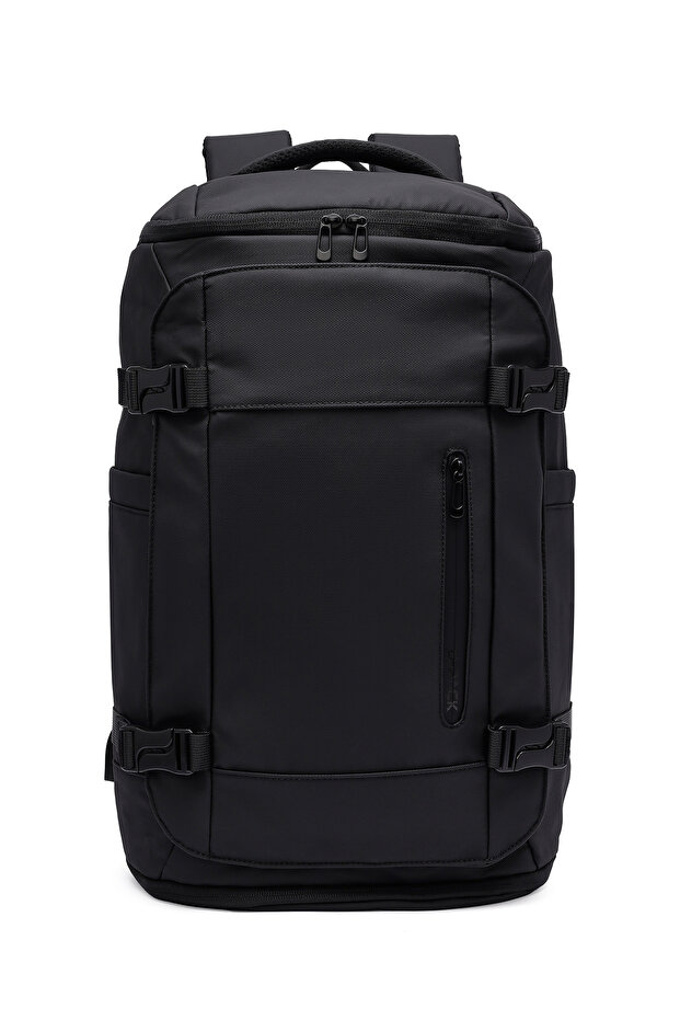 D-Pack Unisex Black Fabric Backpack 25Sbd30236F