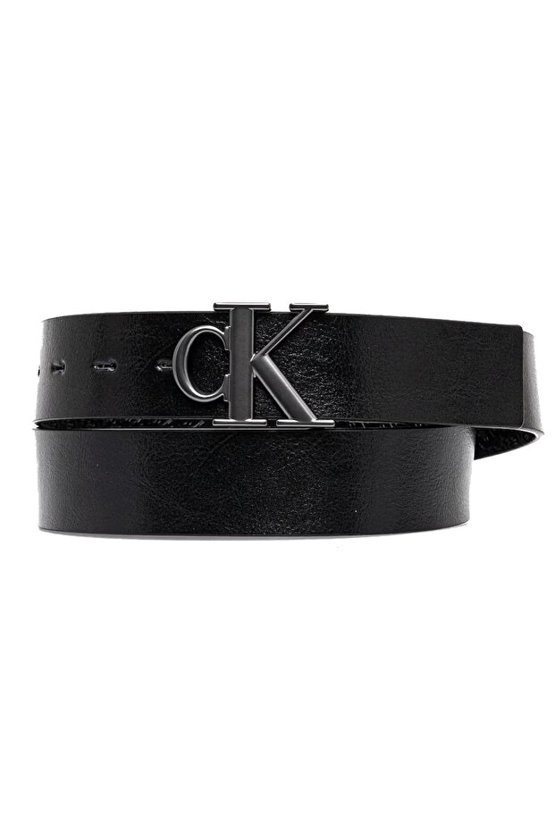 MONOGRAM PLAQUE BUCKLE 35MM ADJ/ - 1