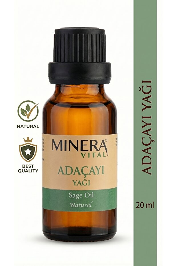 Sage Oil 20 ml (Sage Oil) Glass Bottle with Dropper