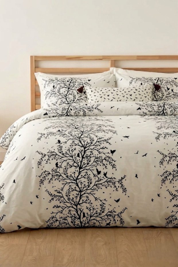 Dreams Forest Double - Elastic Sheet - Cotton Duvet Cover Set