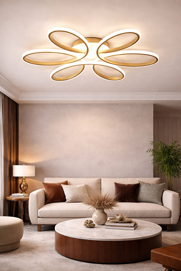 Ömür Avize Ella Modern 6 Lı Ledli Avize