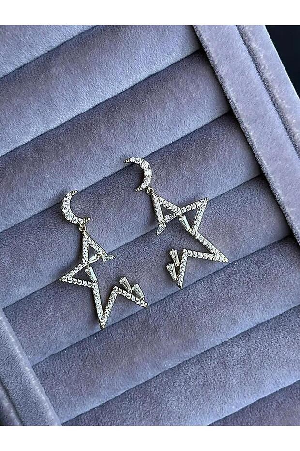 إكسسوارات، أقراط Xuping على شكل نجمة وهلال