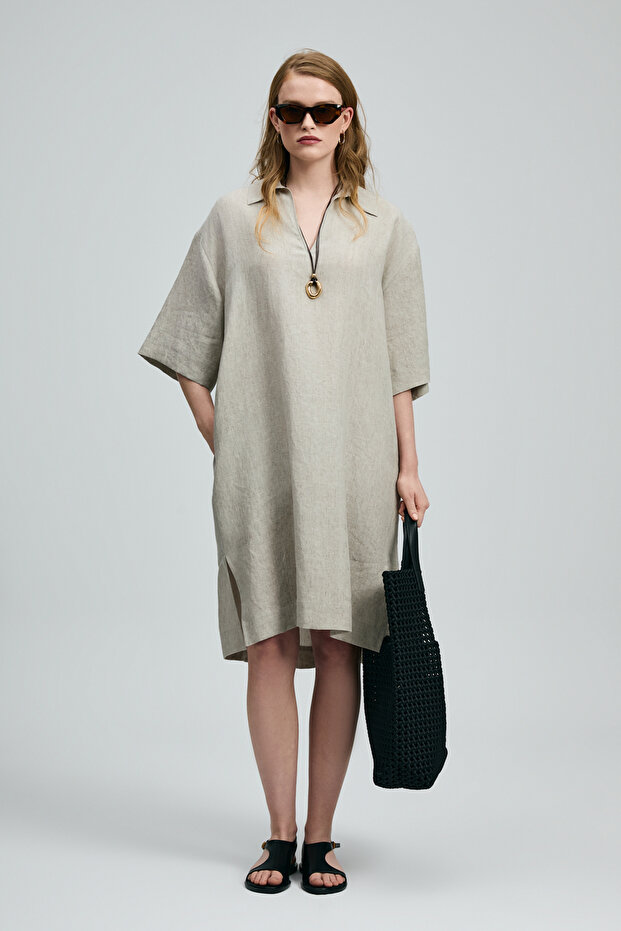 Faıry Kadın Elbise Bej - 4