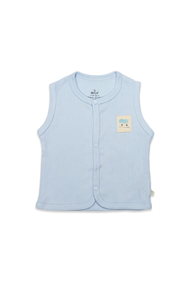 Modal Flying Balloons Baby Vest Bs18110 Blue