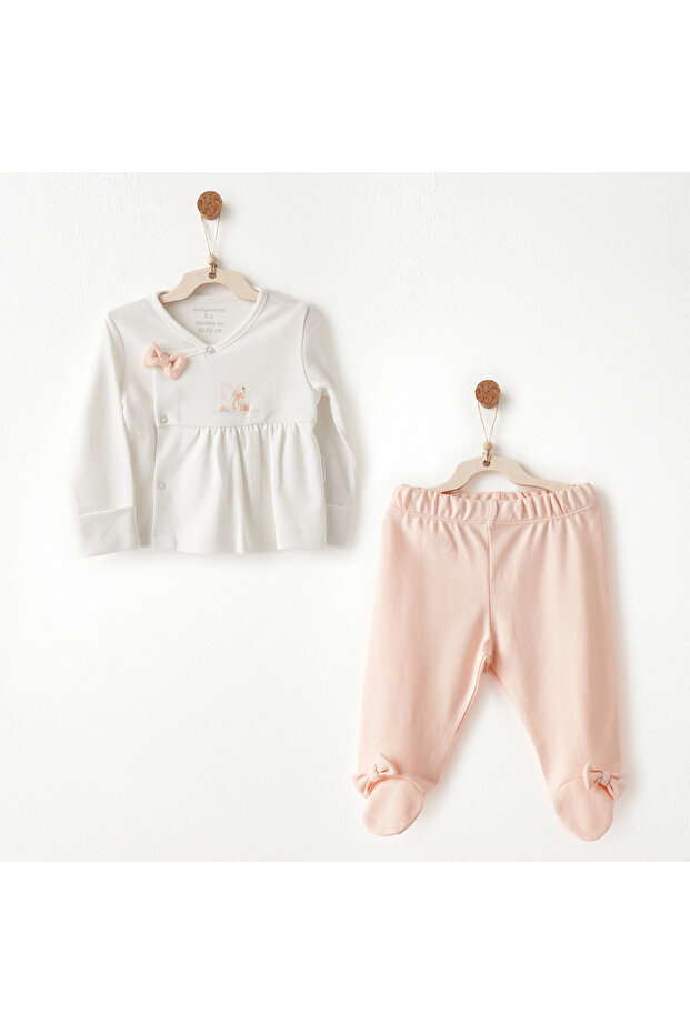 Ac26534 Little Swan Love 2-Piece Set Salmon