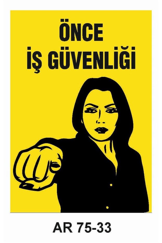 Before Work Safety Women Figure Sign 1 Piece Pvc 21 X 29cm