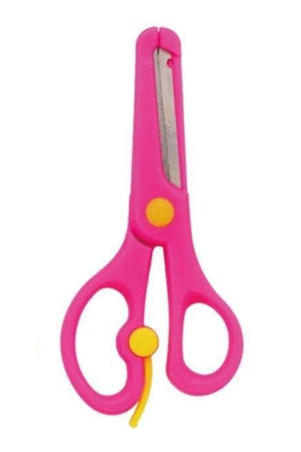 Protected Blunt Tip Students' Scissors Pink
