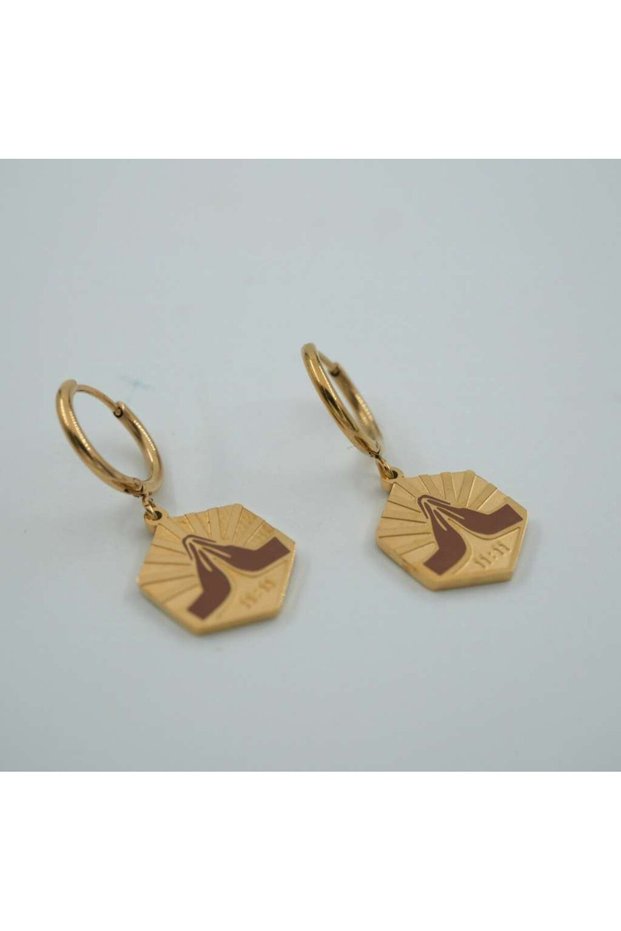 11:11 Steel Earrings