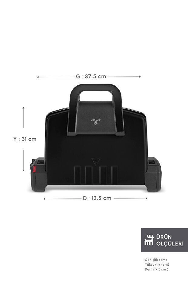 Future Essential Tost Makinesi Matte Black 1800 W 4 Dilim Kapasiteli - 2