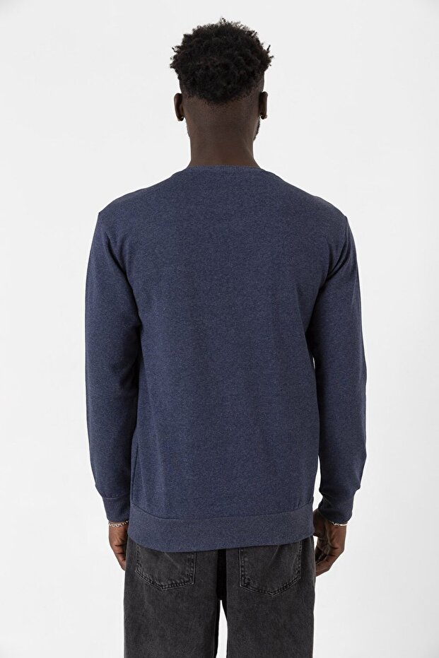 Indigo Men's Basic Sweatshirt - 2