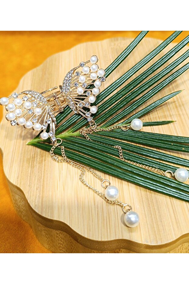 Luxurious Flashy Glitter Metal Pinch Buckle