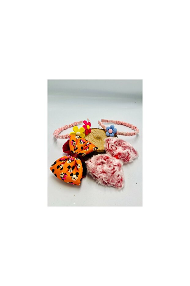 Crown Buckle Bandana Set - Colorful and Patterned