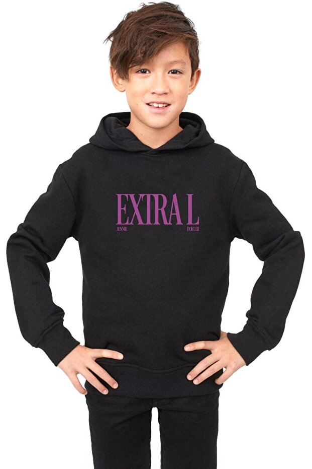 Jennie Extral Black Kids 3Ip Hoodie