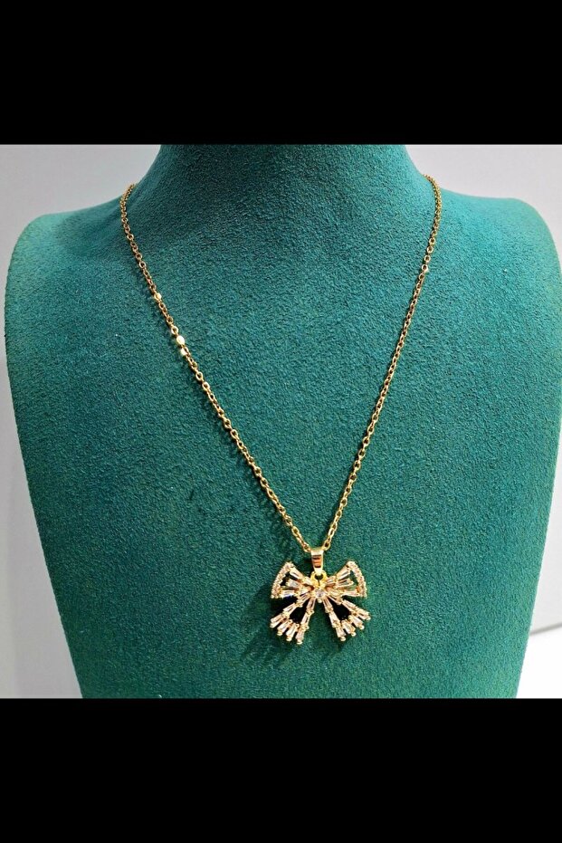 Luxurious Figured Shiny Anti-Tarnish Steel Necklace