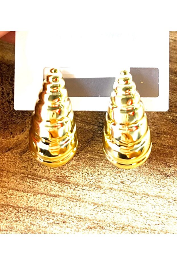 Gold Color Luxury Flashy Small Drop Model Earrings