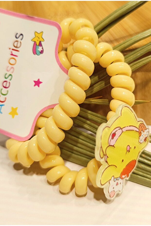 Yellow Double Luxury Flashy Elastic Curved Buckle