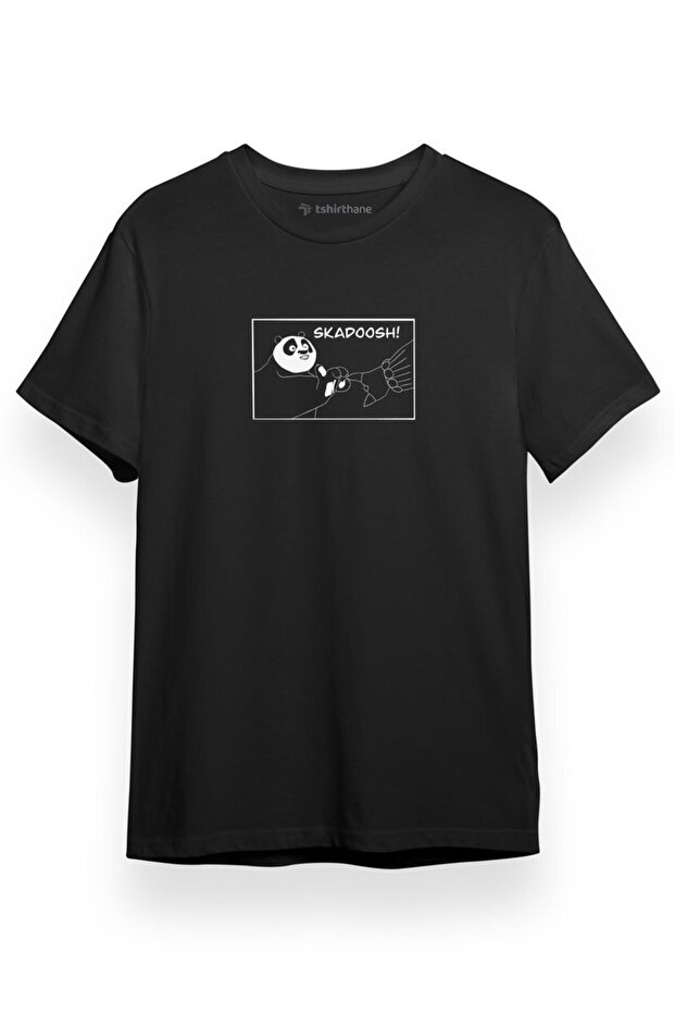 Kung Fu Panda Skadoosh Black Short sleeve Men's T-shirt