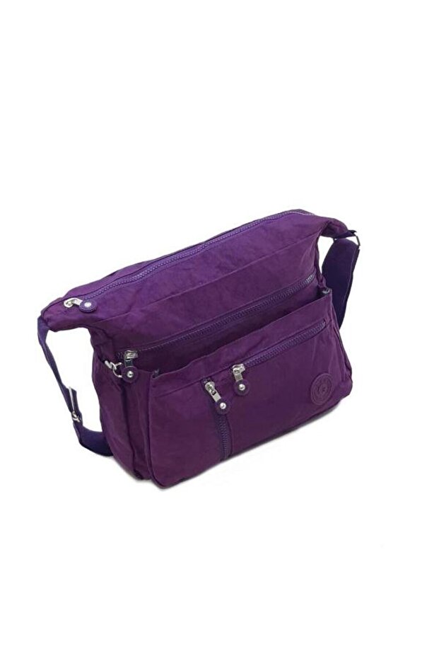 Luxurious Figured Crossbody Bag with Plenty of Compartments