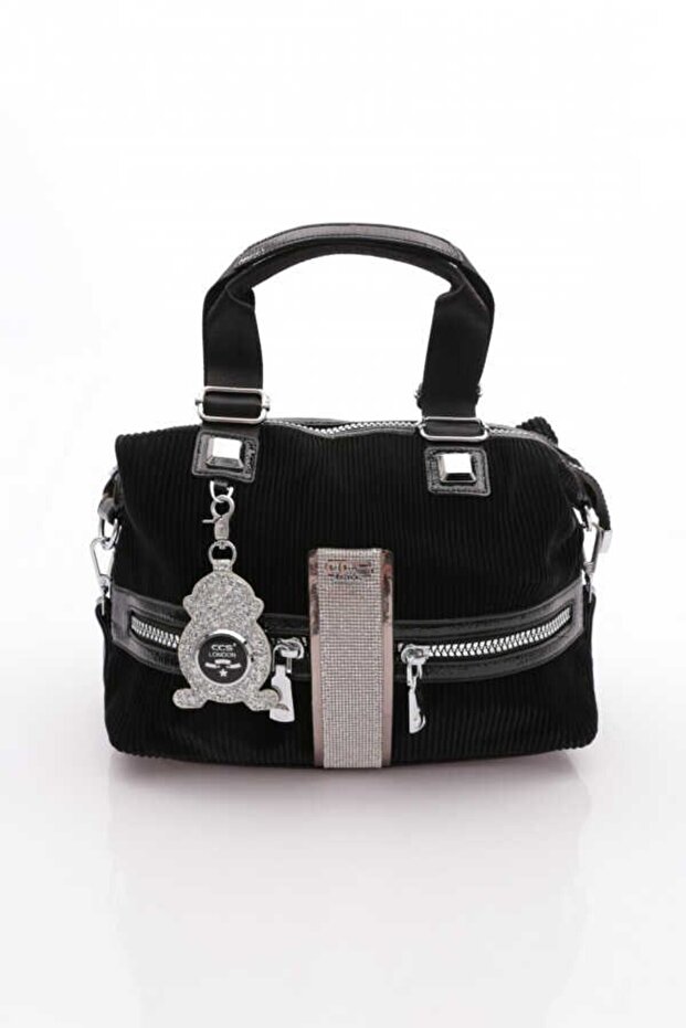 Ccs 17677 Luxury Flashy Black Color Hand Arm Bag