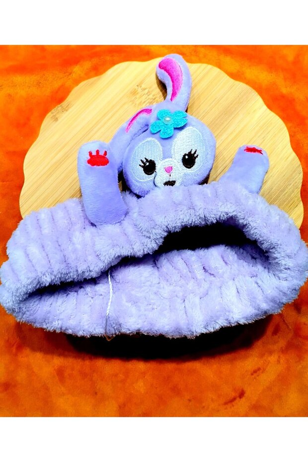 Luxury Plush Figured Hair Bandana