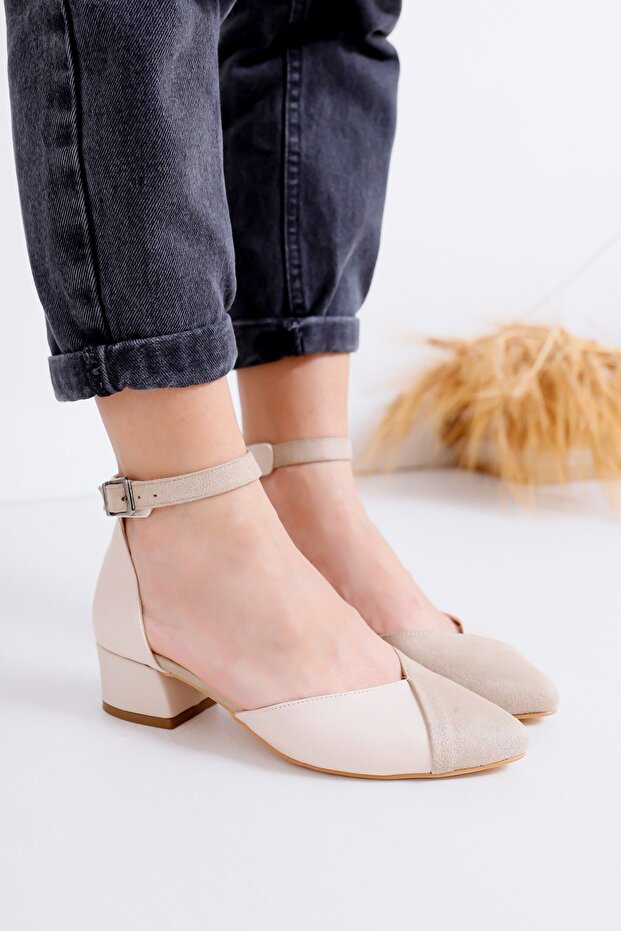 Holly Heeled Skin-Suede Shoes