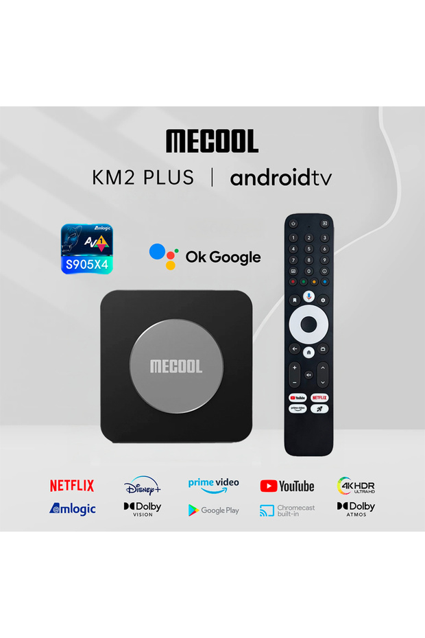 Km2 Plus Google Lisanslı 4k Android Media Player Tv Box 2 16 Gb - 1