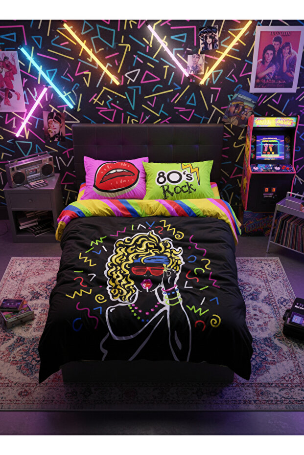 80's Double Bedding Set - 2