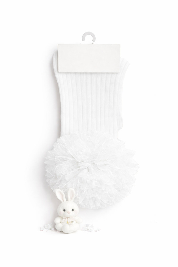 Girl's Tulle Ruffled Stylish Socks