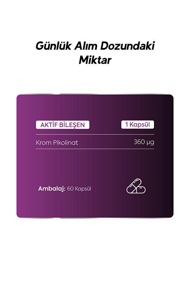 Krom Pikolinat 60 Kapsül - 7